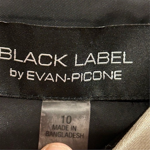 Evan-Picone Women's Beige Sheath Dress Size 10 Knee Length Formal Work - Picture 8 of 10